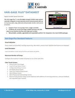Data Sheet for the Vari-Gage Plus