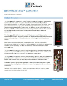 Data Sheet for the Electrogage ECO