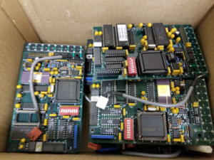 controller-completed-circuit-boards Completed replacement circuit boards.